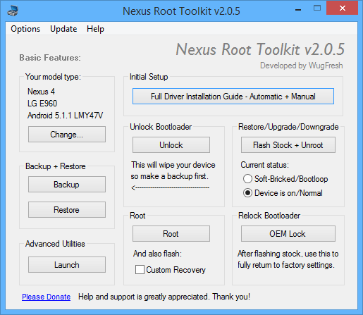 Nexus Root Toolkit